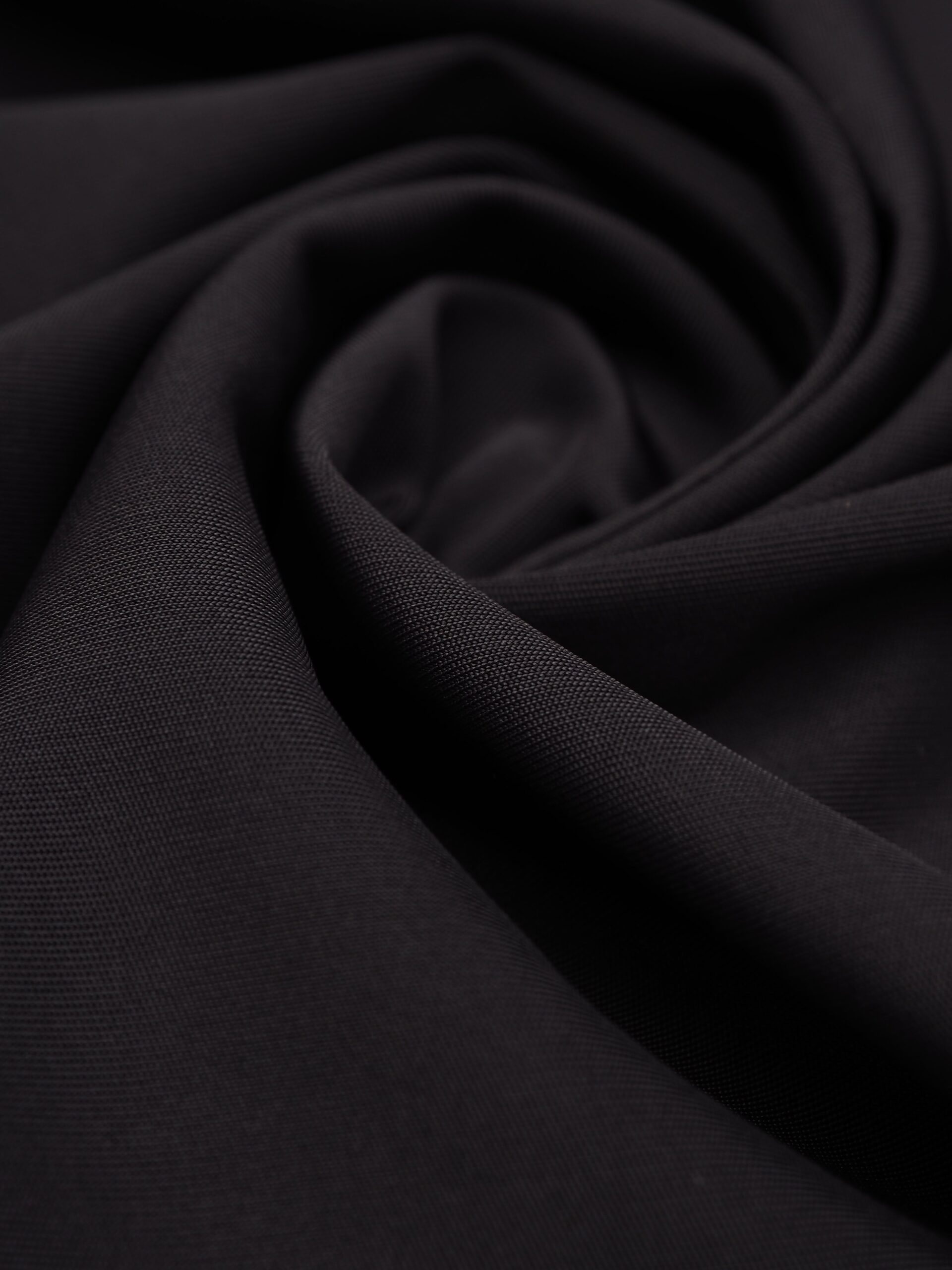 Микрофибра бельевая матовая эластичная цвет черный метражом