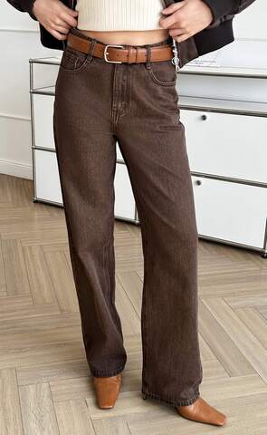 Джинсы жен. brown (28)