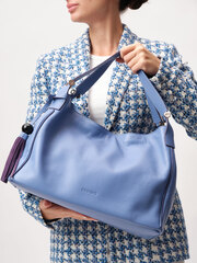 Кожаная сумка Deboro 30428 сиреневый закат