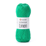 Пряжа YarnArt Intense Linen 4126 ярко-зеленый