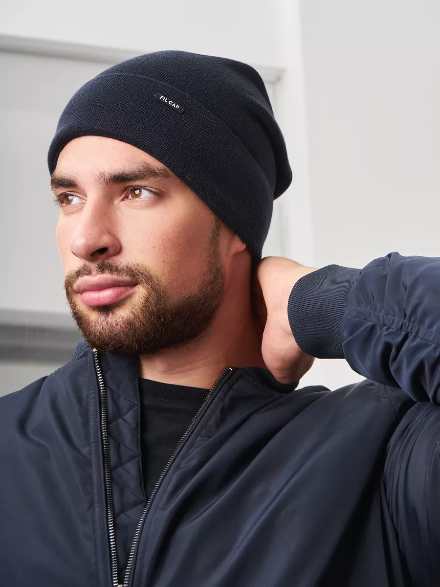 Шапка бини зимняя весенняя с флисом