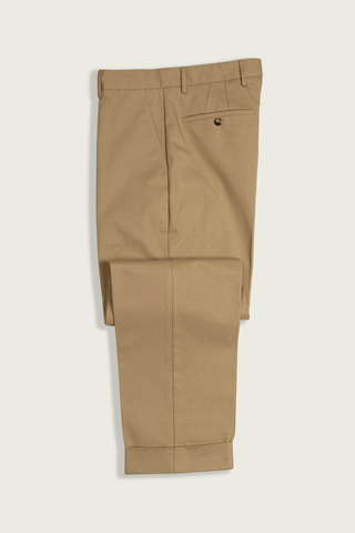 Брюки чинос песочные