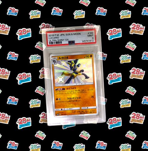 Коллекционная карточка Pokemon (Japan) (PSA 9) Lucario (sm8b-182)