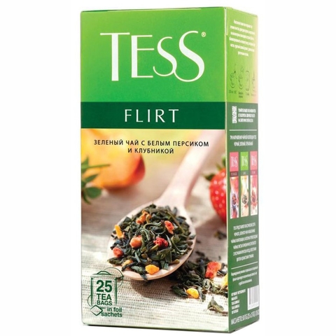 Чай TESS Зеленый Flirt 25*1,5 г п/пак РОССИЯ