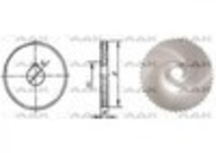 Фреза отрезная ГОСТ 2679-93   Р6М5 125*22*5.0  Z40 Тип 2