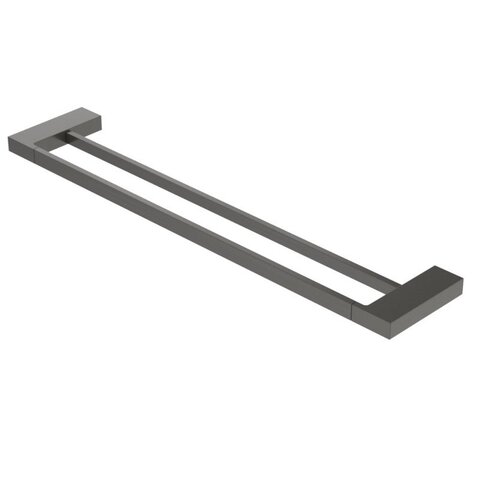 Cezares SLIDER-THD-60-GM SLIDER-THD-60-GM Полотенцедержатель двойной 60 см, исполнение оружейная сталь