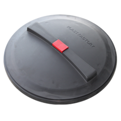 Крышка для пластиковых бочек с дыхательным клапаном STERH(35x35x7см;черная) - арт.555109