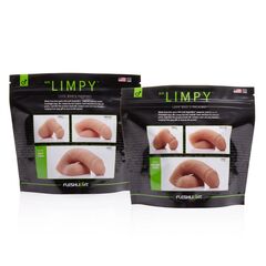 Мягкий имитатор пениса Fleshton Limpy среднего размера - 17 см. - 