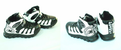 Обувь дет. № 9 Ботинки SHJUN FASHION Черно-Белые
