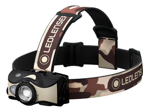 Фонарь налобный Led Lenser MH8 камуфляж , светодиодный, (502157)