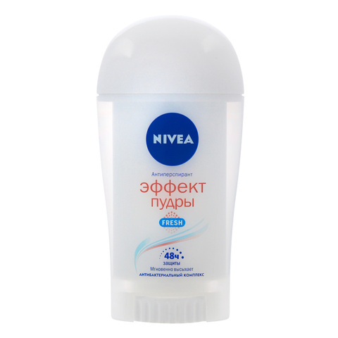 Antipersperant \ Антиперсперант \ Antiperspirant Nivea Эффект Хлопка Fresh с антибактериальным комплексом твердый 40 мл