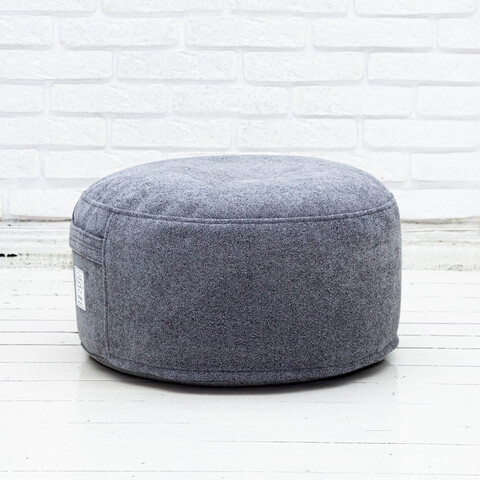 Пуф Букле (тёмно-серый)