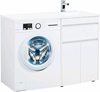 Aquanet 239210 Тумба c раковиной Токио 120 R напольная 1 ящик 2 фасада цвет белый глянец (239210)