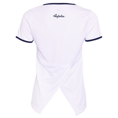Женская теннисная футболка Australian T-Shirt Ace With Back Split - bianco