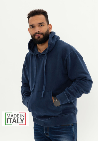 Худи Bowery NYC "Black Tiger" однотонное Blue Print