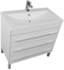 Aquanet 212872 Тумба с раковиной Aquanet Верона 90 белый (напольная 3 ящика) (212872)