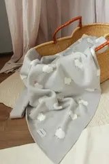 Плед вязаный 100% хлопок