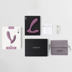 Интерактивный вибромассажёр Erica для ношения синий от SVAKOM