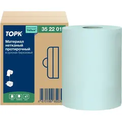 Материал протирочный нетканый Торк Комфорт 1-сл бирюз 253лx1рул/кор 352201