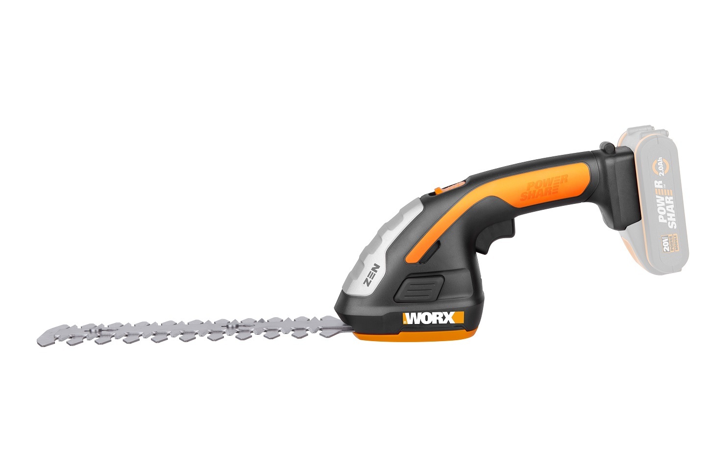 Ножницы для стрижки травы и кустарников WORX WG801E.9, 20В, без АКБ и ЗУ