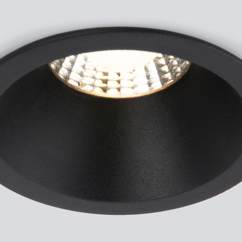 Встраиваемый светодиодный светильник 15266/LED 7W 4200K BK черный