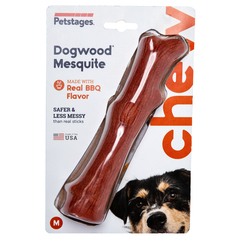 Petstages Mesquite Dogwood игрушка для собак с ароматом барбекю средняя 18 см