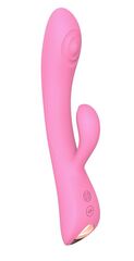 Розовый вибратор-кролик Bunny & Clyde - 22,5 см. - 
