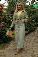 Юбка Ванда (сине-желтая) Ю13449-12М LT Collection