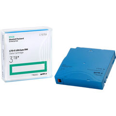 Картридж цифровой перезаписываемый HP 3TB LTO-5 Ultrium RW Data Cartridge. Цвет голубой.