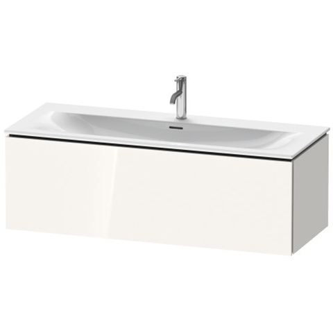 Duravit L-Cube Тумба подвесная под раковину # 234412, 1 выдвижное отделение, 400x1220x481мм, цвет White High Gloss LC613902222