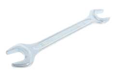 БИБЕР 90611 Ключ гаечный рожковый, кованый, оцинкованный 19х22мм (6/180)