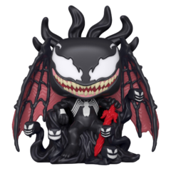 Фигурка Funko POP! Deluxe Bobble Marvel Venom Venom on Throne (светится в темноте) (Exc)