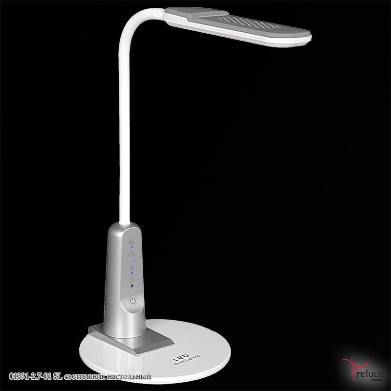 Светодиодная настольная лампа 01391-2.7-01 SL Белый/Хром