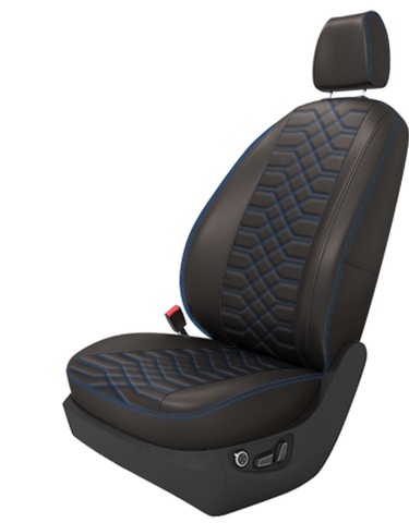 Авточехлы правый руль на 3 ряда (на заказ)