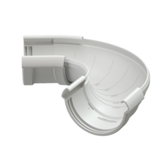 Угол желоба регулируемый LUX, пломбир