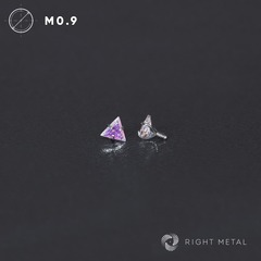 Cubic Zirconia Triangle AB