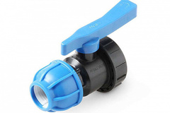 Кран ПНД ПЭ шаровый - Муфта ВР 32х1 (5/80)