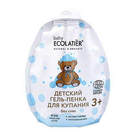 ECOLATIER baby Гель-пенка для купания 3+  250 мл. (дойпак)