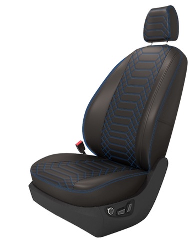 Авточехлы правый руль на 3 ряда (на заказ)