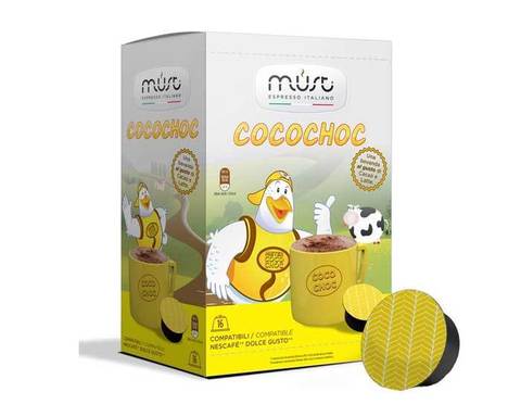 Горячий шоколад в капсулах Must Cocochoc, 16 капсул для кофемашин Dolce Gusto