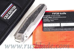 CKF/Philippe Jourget collab FIF20Ti CF (M390, Ti handle, cool CF insert) 