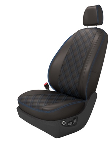 Авточехлы правый руль на 3 ряда (на заказ)