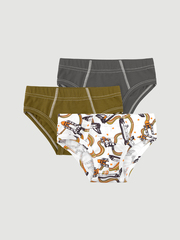 Трусы для мальчика Mjölk Сет из 3х штук, Ракеты