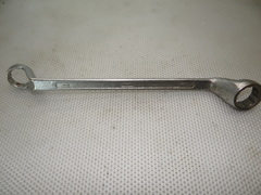 Ключ 2-хсторониий накидной коленчатый 22х24мм ИНЗА