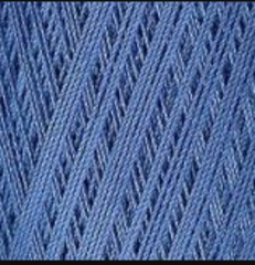 Пряжа "Астра", 100% мерсеризованный хлопок, 100гр, 610м, василек