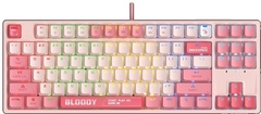 Клавиатура Bloody S87 PINK розовый
