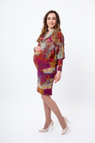 Платье для беременных 06205 фиолетовый