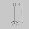 Комплектующие для текстильной подвесной системы Maytoni Accessories for system parity TRA130SW-B
