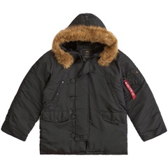 Парка Alpha Industries N-3B Regular Fit Black (Черная)