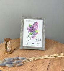 Фоторамка 15х21 см, серая, арт. 1521.747805